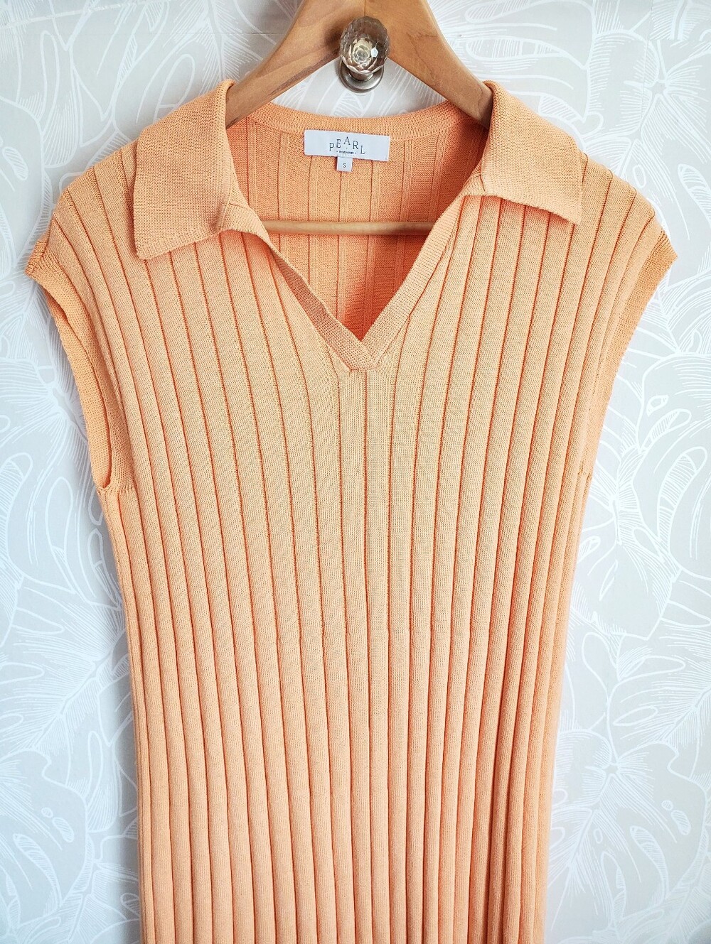Pearl by Lela Rose Polo Knit Column Midi Dress Size Small - Picture 7 of 9